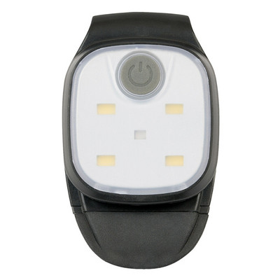 Lumini cu clemă cu LED-uri 4 moduri de iluminare Clip pentru lanternă cu LED-uri Lampă de avertizare de siguranță reîncărcabilă prin USB.