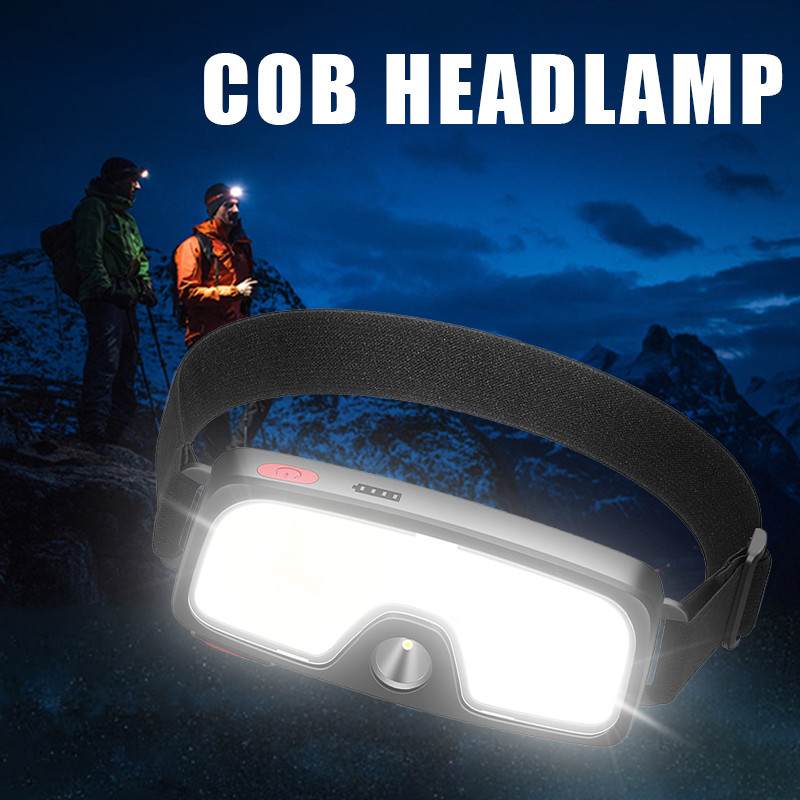 Lanternă de mare putere Lanternă cu LED Lanternă reîncărcabilă prin USB Iluminare portabilă Lampă frontală rezistentă la apă pentru lanternă pentru cască de pește