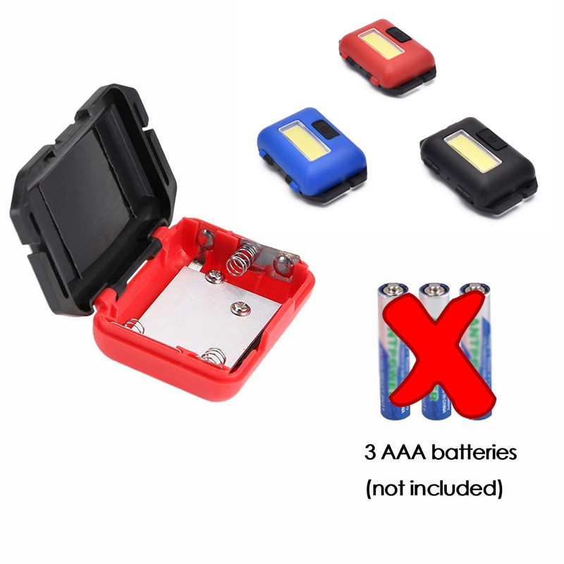 C2 3Pcs Mini Cap Light Προβολείς ψαρέματος για κάμπινγκ Φορητοί προβολείς Cob Torch Αδιάβροχα μπροστινά φώτα Led Χριστουγεννιάτικα δώρα