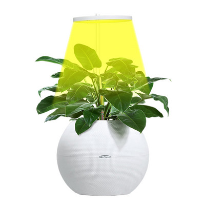 Lampă de creștere cu LED pentru plante Lampă de creștere a plantelor, pentru interior, rotundă, pentru plante, pentru suculente, cactus, mini bonsai și multe altele