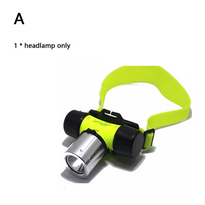 18650 faruri de scufundare cu LED impermeabile pentru cap de scufundare XML T6 faruri pentru scufundări faruri pentru cap de înot Camping faruri în aer liber