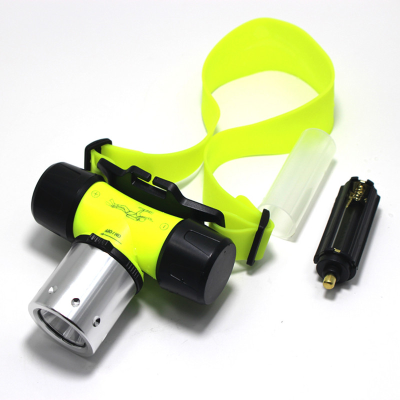 18650 faruri de scufundare cu LED impermeabile pentru cap de scufundare XML T6 faruri pentru scufundări faruri pentru cap de înot Camping faruri în aer liber