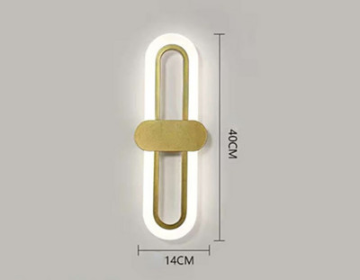 Led fali lámpa fekete arany egyszerű lámpa Modern négyzet alakú fali lámpa étkezőhöz Nappali Éjjeli Hálószoba Lámpa Folyosó Világítás