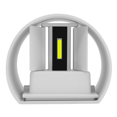 12W LED sienas lampa IP65 ūdensnecaurlaidīga iekštelpu āra alumīnija sienas gaisma, kas uzstādīta uz virsmas kubā LED dārza verandas gaisma AC 220V 110V