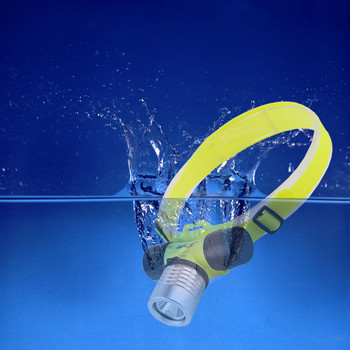 Фар за гмуркане 20 метра подводен фар XPE LED фенерче за гмуркане Факел за гмуркане Водоустойчив IPX8 18650 фар