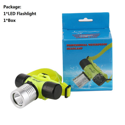 Lanternă pentru scufundări 20 de metri Lanternă subacvatică XPE LED pentru scufundări Lanternă pentru scufundări Lampă pentru scufundări IPX8 18650