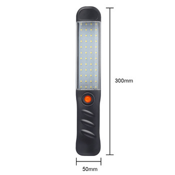 45 LED работна светлина Мощен фенер за къмпинг Прожектор USB акумулаторна фенерче Работна лампа с кука Водоустойчиви светлини за ремонт