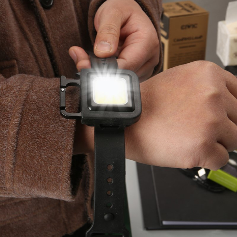 Többfunkciós fejlámpa eltávolítható mini zseblámpa, újratölthető, beépített akkumulátoros vízálló fényszóró éjszakai kempingezéshez