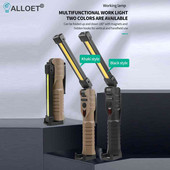 Rankinis 400 liumenų C tipo USB įkraunamas žibintuvėlis, skirtas lauko automobilių remontui, darbo lemputė su galios indikatoriumi