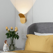 Applique de perete auriu de interior modernă, LED, la modă nordică, lămpi de noptieră, coridor, iluminare, corp de iluminat decorativ