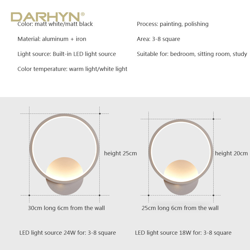 Modern LED fali lámpa éjjeli lámpa Minimalista Kreatív Hálószoba Háttér Lámpa Dekoráció Éjszakai fény Lépcsőfolyosó Luster