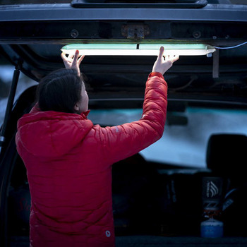 1/2 τεμ. Φουσκωτό φως σκηνής φαναριού κάμπινγκ Πτυσσόμενα φώτα κάμπινγκ LED φωτιστικό έκτακτης ανάγκης με τροφοδοσία USB για ταξίδια σε εξωτερικό χώρο