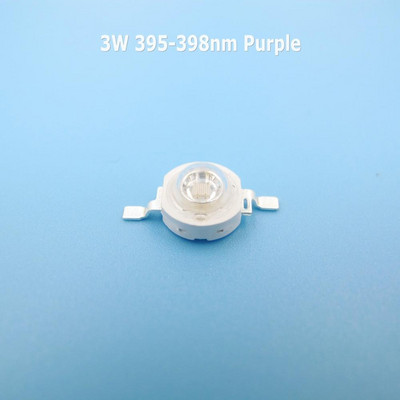 10 ks 3W vysoký výkon 395nm 410nm 440nm 520nm 660nm 730nm 850nm plné spektrum teplé biele COB LED korálky pre LED pestovateľské svetlá DIY