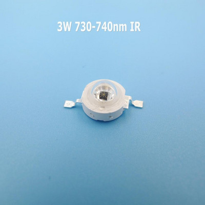 10 ks 3W vysoký výkon 395nm 410nm 440nm 520nm 660nm 730nm 850nm plné spektrum teplé biele COB LED korálky pre LED pestovateľské svetlá DIY