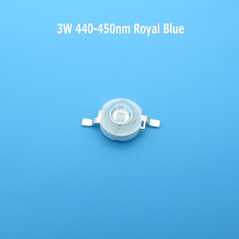 10 ks 3W vysoký výkon 395nm 410nm 440nm 520nm 660nm 730nm 850nm plné spektrum teplé biele COB LED korálky pre LED pestovateľské svetlá DIY