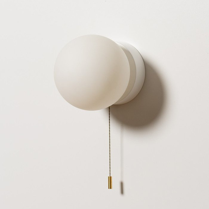 Apaļš galss bēniņi Ziemeļvalstu stilā Amerikāņu industrija Retro mākslas stikls Vienkārša personība Eeja Guļamistabai Mašīna Galvas sienas lampa Arhaize