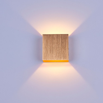 Четка Лампа за пътека Всекидневна Нощно шкафче Спалня Хотел Креативна стая Стенна лампа Минималистичен Led Алуминиев стенен декор