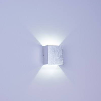 Четка Лампа за пътека Всекидневна Нощно шкафче Спалня Хотел Креативна стая Стенна лампа Минималистичен Led Алуминиев стенен декор