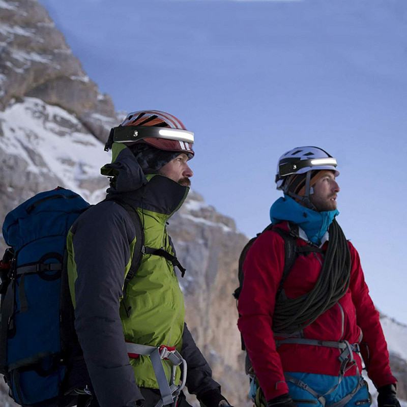 COB LED čelovka so senzorom, vstavaná batéria, USB nabíjateľná čelovka, 5 režimov svietenia, Ceholyd
