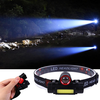 MingRay 2020 nový dizajn 2 v 1 USB nabíjateľná vysokosvietivá COB svetlometová LED lampa so zoomom a magnetom pre núdzové situácie v aute
