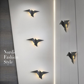 Φωτιστικό τοίχου Bird Nordic LED Σαλόνι Φόντο Τοίχος κομοδίνο Διακόσμηση Ατμόσφαιρας Φωτιστικό Εσωτερικού Φωτισμού Απλίκα τοίχου