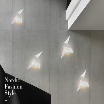 Φωτιστικό τοίχου Bird Nordic LED Σαλόνι Φόντο Τοίχος κομοδίνο Διακόσμηση Ατμόσφαιρας Φωτιστικό Εσωτερικού Φωτισμού Απλίκα τοίχου