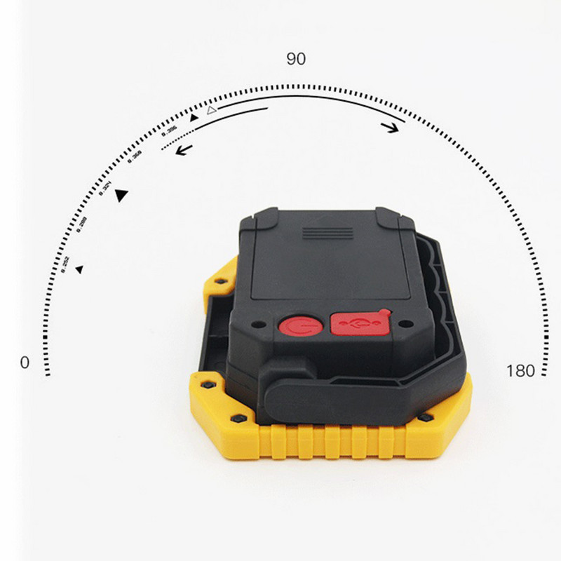 Spot cu LED portabil Lumină de lucru LED super luminoasă, reîncărcabilă prin USB pentru lampă de camping în aer liber, lanternă cu LED, lampă COB reglabilă