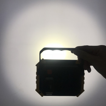 3000lm Led преносим прожектор Супер ярка Led работна светлина Акумулаторна за къмпинг на открито Led фенерче от 18650