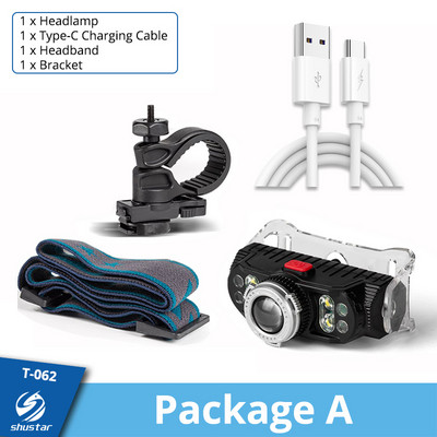 Far cu LED reîncărcabil super luminos, far cu 7 margele de lampă, far impermeabil pentru pescuit, far de lucru cu magnet