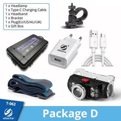 Far cu LED reîncărcabil super luminos, far cu 7 margele de lampă, far impermeabil pentru pescuit, far de lucru cu magnet