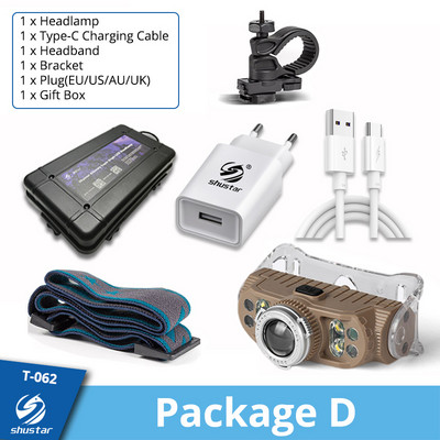 Far cu LED reîncărcabil super luminos, far cu 7 margele de lampă, far impermeabil pentru pescuit, far de lucru cu magnet