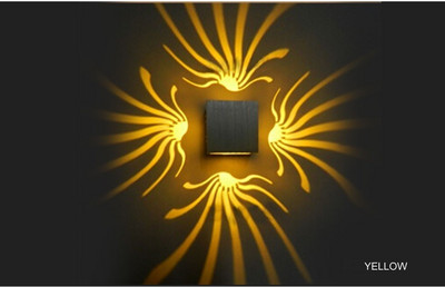 Led sienas gaismeklis morden 3W AC85-265V uz virsmas stiprināms Alumīnija projekts gaismas ķermeņi sienas lampa vannas istabas KTV BAR apdare