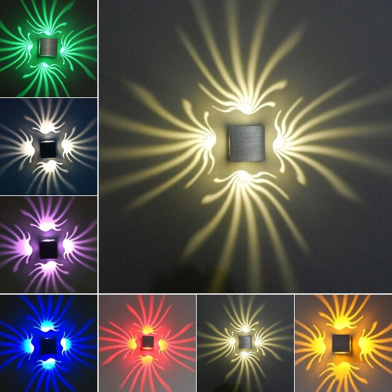 Led sienas gaismeklis morden 3W AC85-265V uz virsmas stiprināms Alumīnija projekts gaismas ķermeņi sienas lampa vannas istabas KTV BAR apdare