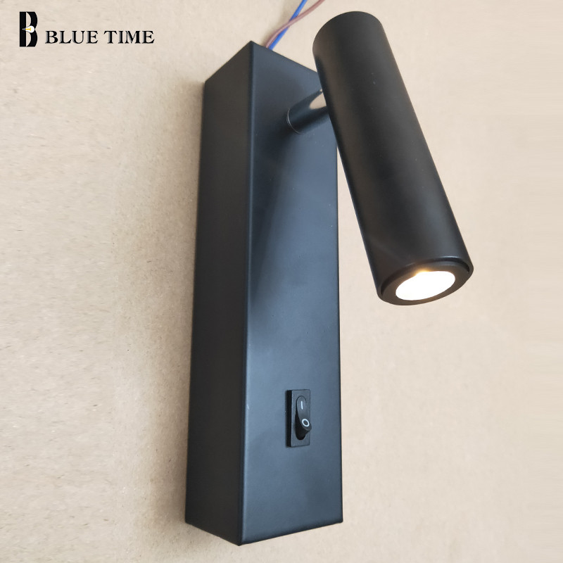 Lămpi de perete moderne creative cu LED pentru dormitor Lumină de noptieră Ajustabilă, minimalistă, pentru coridor, iluminare cu LED pentru culoar