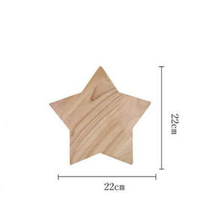 Kreatívne drevené umelecké LED nástenné svietidlo s hviezdou 220V japonské a kórejské moderné pre domáce štúdium, detskú izbu, spálňu, dekoratívne lampy