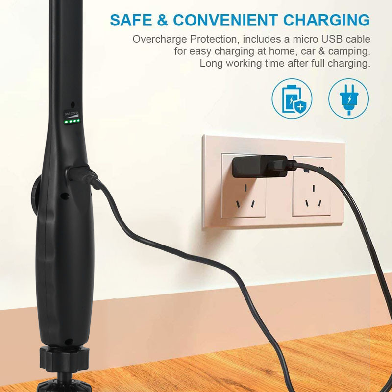 USB újratölthető COB LED-es munkalámpa zseblámpa 1*COB fénycsíkos zseblámpa Led autóstílus megérinthető éjszakai lámpával