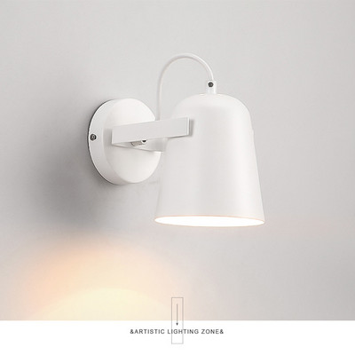 Lampă de perete cu LED-uri Nordic E27, fier Aplice rotative, lumină de interior, bucătărie, dormitor, noptieră, iluminare pentru decorarea sufrageriei