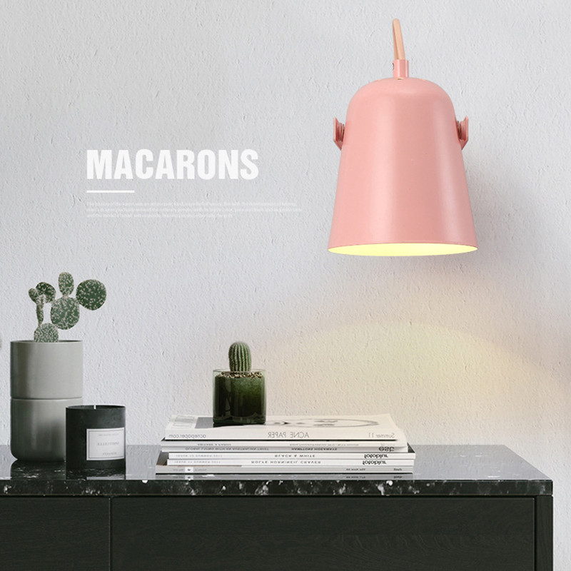 Lampă de perete cu LED-uri Nordic E27, fier Aplice rotative, lumină de interior, bucătărie, dormitor, noptieră, iluminare pentru decorarea sufrageriei