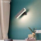 7W 10W Led Acrilic Acrilic Interior Dormitor Perete Casă Modernă AC95-265V Lectură Studiu Noptieră Lampă Loft Sconce pentru Sufragerie Scara