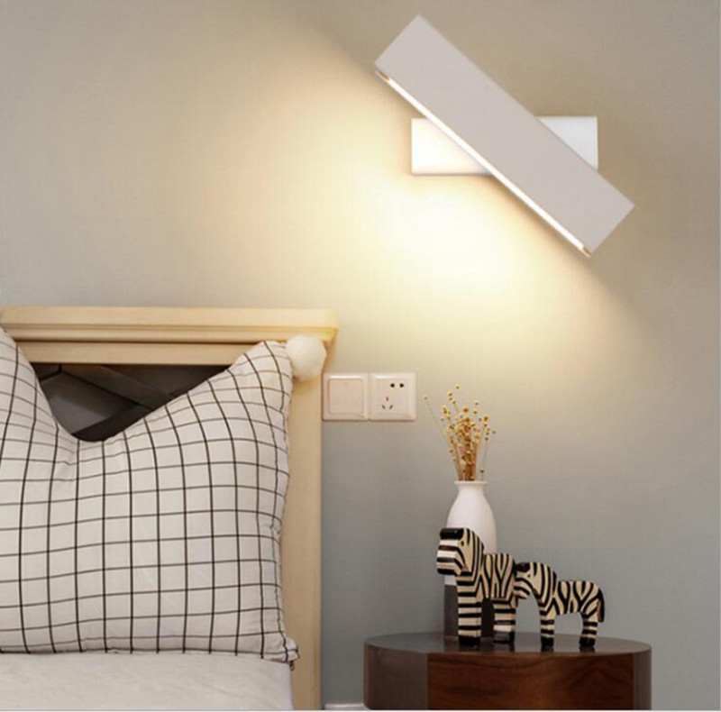 7W 10W Led Acrilic Acrilic Interior Dormitor Perete Casă Modernă AC95-265V Lectură Studiu Noptieră Lampă Loft Sconce pentru Sufragerie Scara