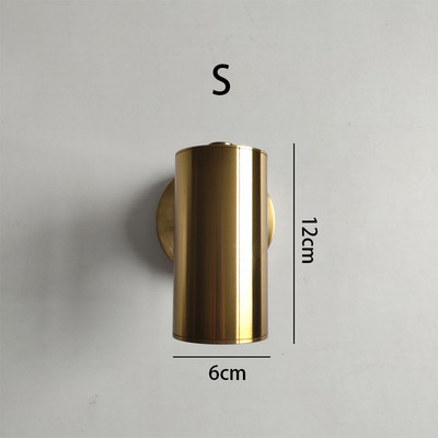 Lampă de perete nordică Aur stil american din fier artă dormitor noptieră modernă sufragerie LED lampă de perete oglindă E27