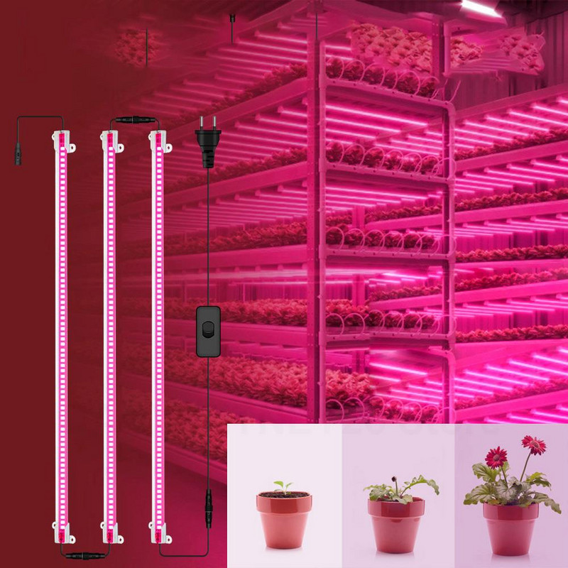 30 cm LED Plant flori Grow tub lampă cort cutie Creștere luminoasă Seră 220 V hidro Phyto kit lampă roșu legume Cultivare interioară U26