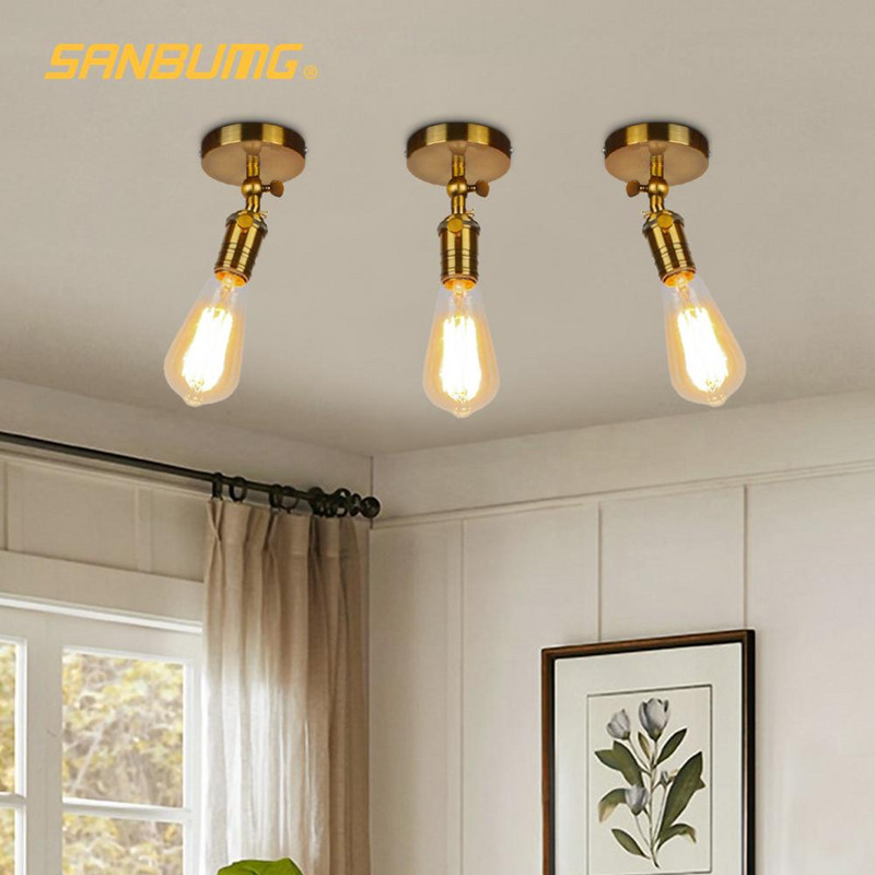 Aplică industrială modernă E27, unghi reglabil, sufragerie, perete din spate, dormitor, oglindă pentru baie, lumină frontală