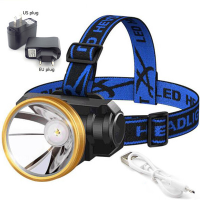 USB-laetav LED-esituli Esitule esilatern Taskulambi kabjalamp Taskulamp linterna cabeza pealamp Valgustus telkimiseks