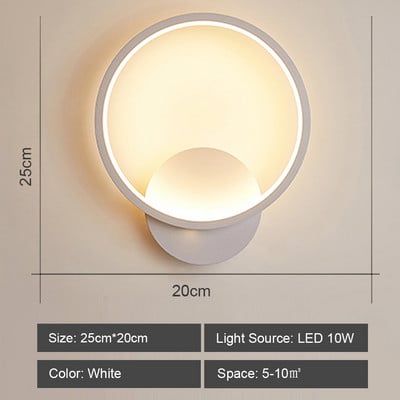 Candelabru modern Lămpi de noptieră Aplice de perete Abajur de baie Aplice de perete de interior Decorare artizanală Iluminat de tavan Camera de zi