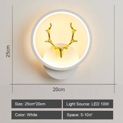 Candelabru modern Lămpi de noptieră Aplice de perete Abajur de baie Aplice de perete de interior Decorare artizanală Iluminat de tavan Camera de zi