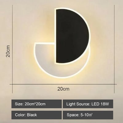 Candelabru modern Lămpi de noptieră Aplice de perete Abajur de baie Aplice de perete de interior Decorare artizanală Iluminat de tavan Camera de zi