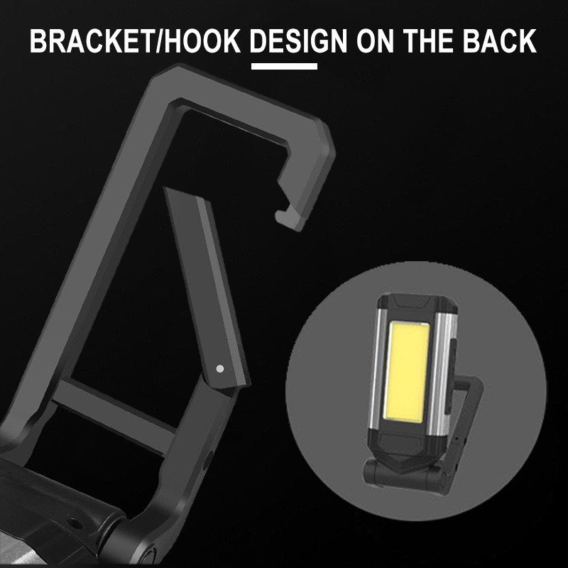 2200 lumeni Camping în aer liber COB lumină de lucru USB lampă reîncărcabilă de lungă durată Lanternă cu LED Lanternă portabilă Lanternă Power Bank