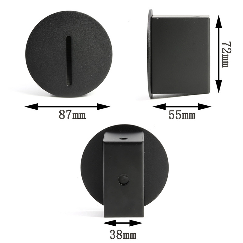 Lampă de perete cu LED încastrat pentru scară, 3W, AC85-265V, pentru coridor, pentru interior, pentru scară, pentru hol, pentru cărare, pentru picioare, lampă