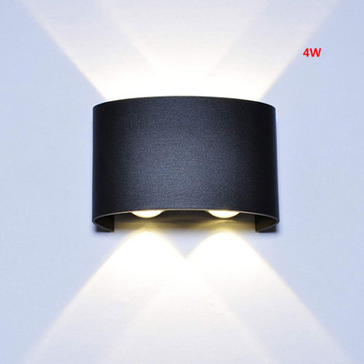 Modern LED fali lámpa vízálló IP65 2/4/6/8/10/12W fali lámpák beltéri lépcsőházi folyosó világítás kültéri kert utcai világítás